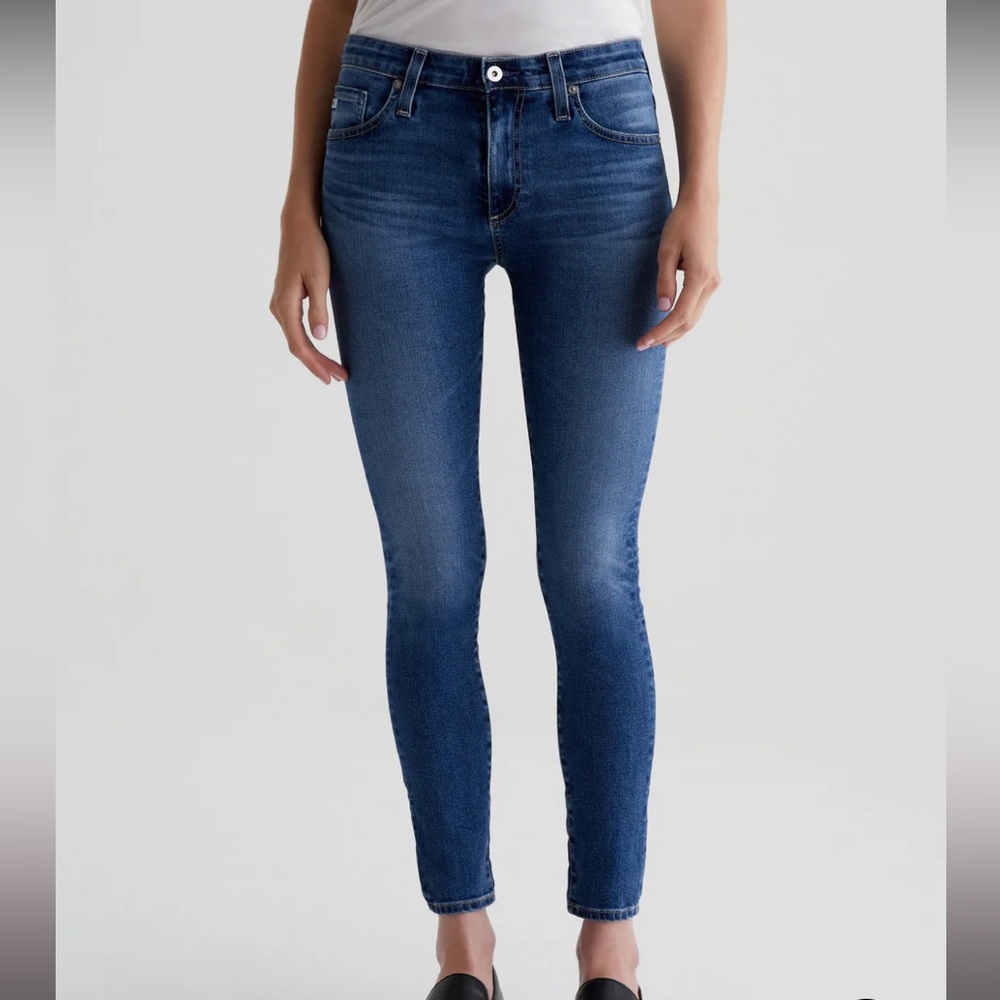 AG Jeans Farrah High Waisted Skinny Ankle